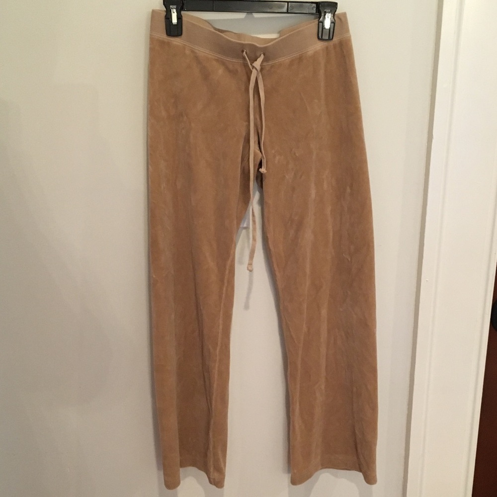 Juicy Couture Velour Straight Leg Pants